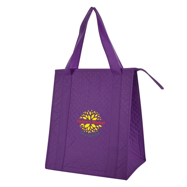Dimples Non-Woven Cooler Tote Bag - Image 27