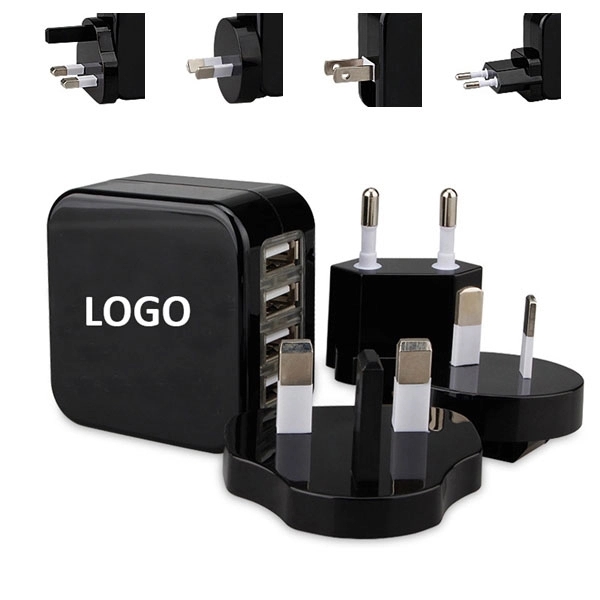 4 USB Universal Travel Plug Adapter - Image 2