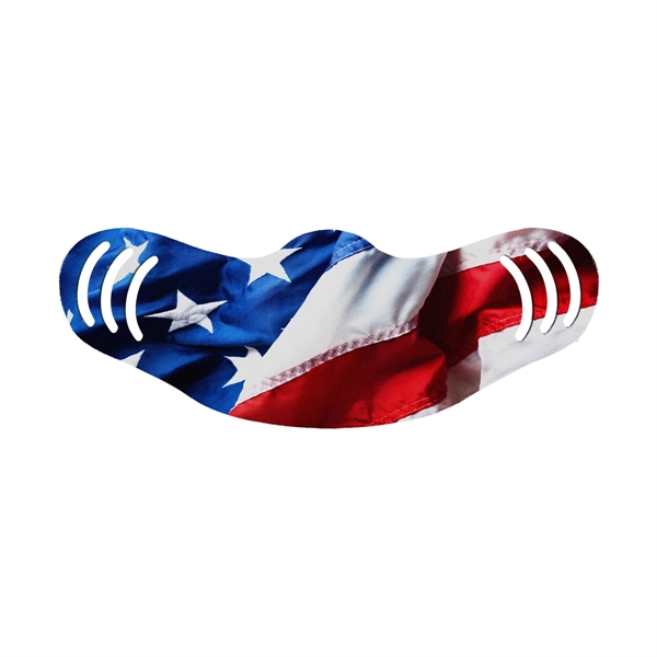 USA Made Full Color Adjustable Face Mask - Image 3