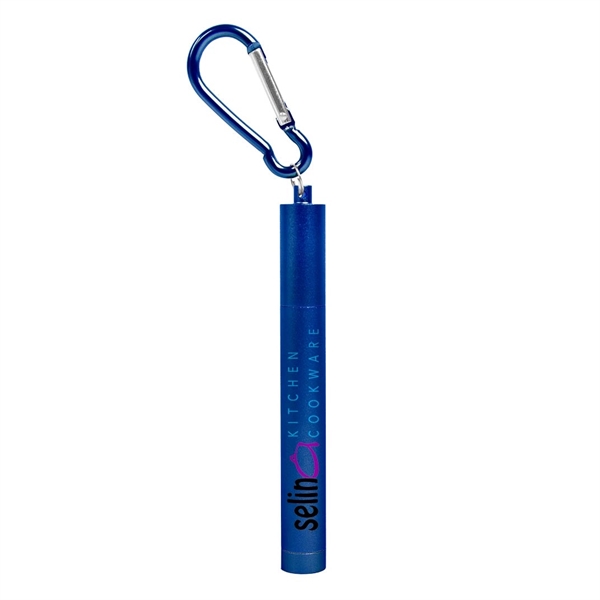 Eco-Friendly Reusable Stainless-Steel Straw In An Anodized T - Image 3