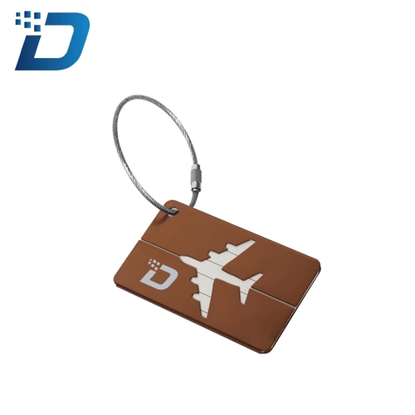 Luggage Travel Tags Metal Suitcase Bag ID Tag - Image 3