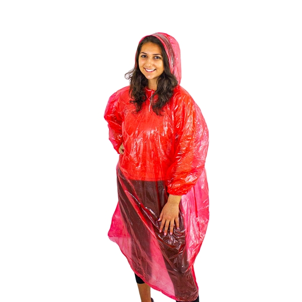 Disposable Poncho with Sleeves