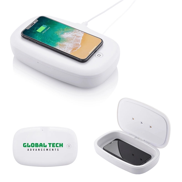 UV Phone Sanitizer with Wireless Charger - Image 1