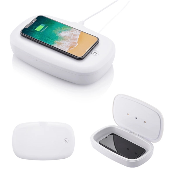 UV Phone Sanitizer with Wireless Charger - Image 2