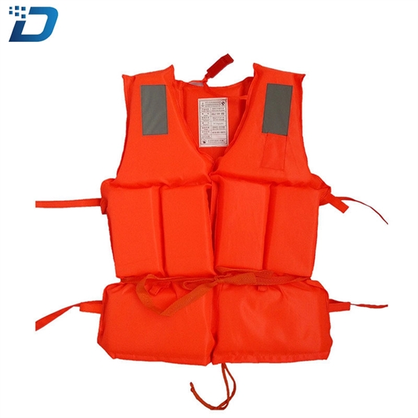 Universal Orange Life Safety Vest Jacket - Image 2