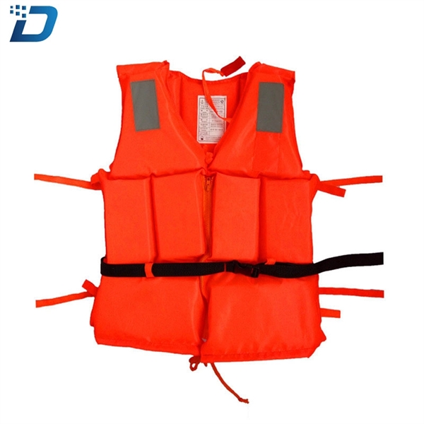 Universal Orange Life Safety Vest Jacket - Image 4
