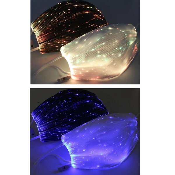 Hot Sale 7 color Luminous Light up Dust Mask For Nightclub - Image 2