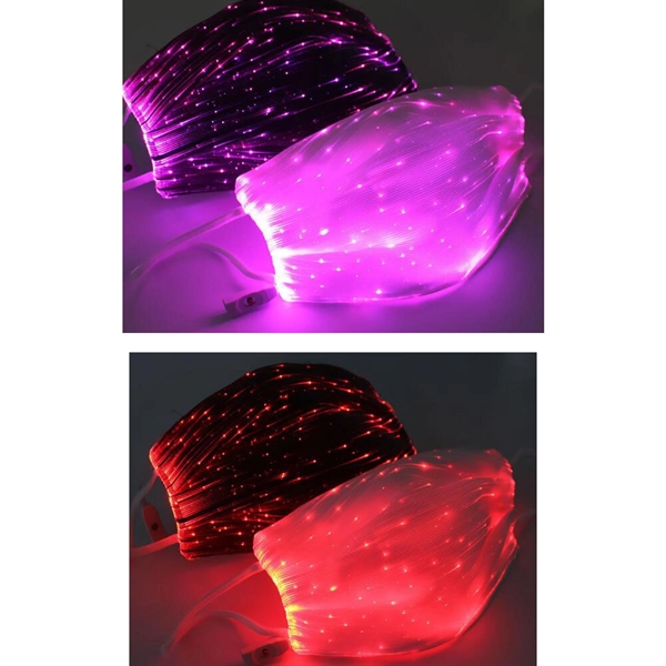 Hot Sale 7 color Luminous Light up Dust Mask For Nightclub - Image 3