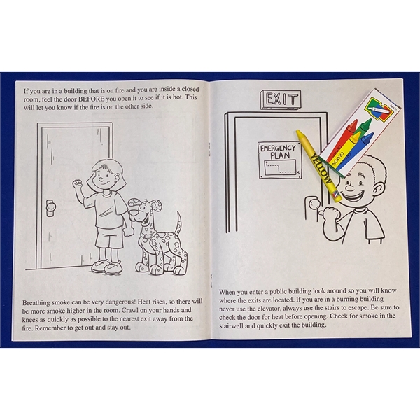 A Visit to the Fire Station Coloring Activity Book Fun Pack - Image 3