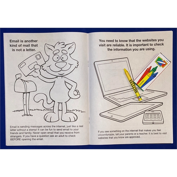 Internet Safety Coloring and Activity Book Fun Pack - Image 2