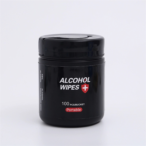100pcs Barreled Alcohol Wipes - Image 1