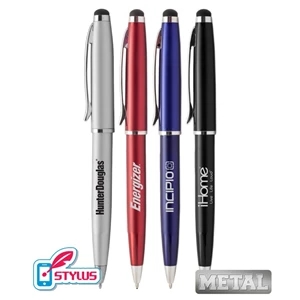 Promotional "Glorious" Metal Twister Stylus Pen