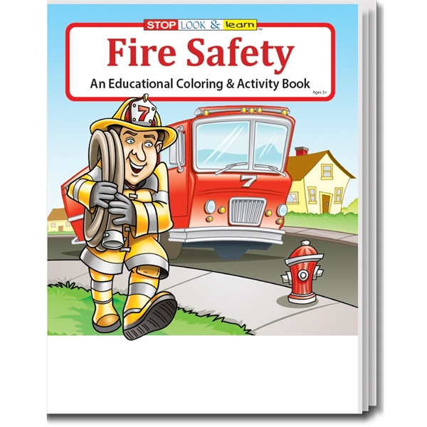 Fire Safety Coloring Book Fun Pack - Image 2