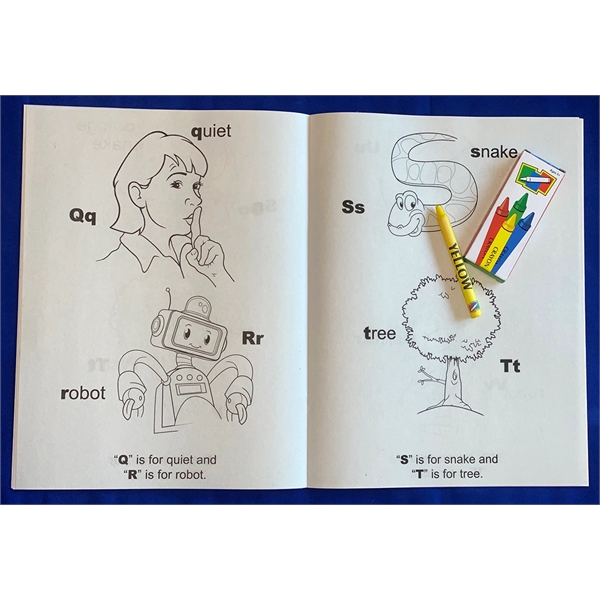 Fun with the Alphabet Coloring Book Fun Pack - Image 3