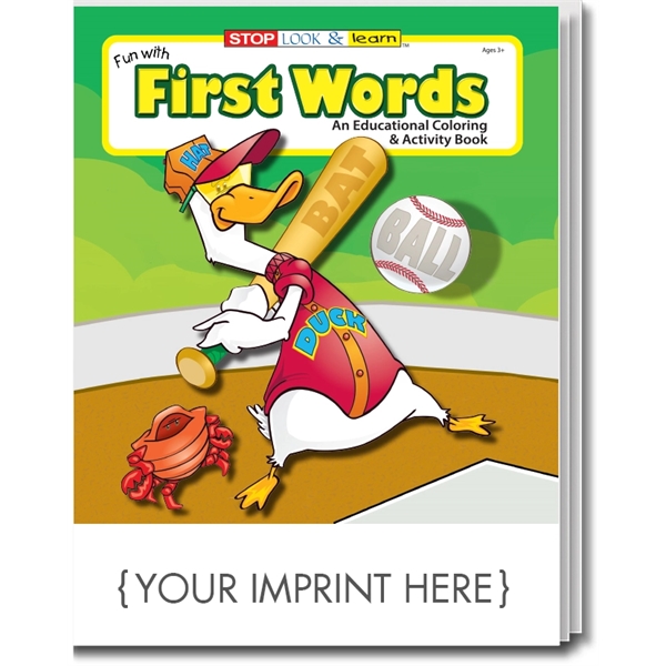 Fun with First Words Coloring Book - Image 1