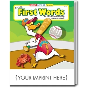 Fun with First Words Coloring Book