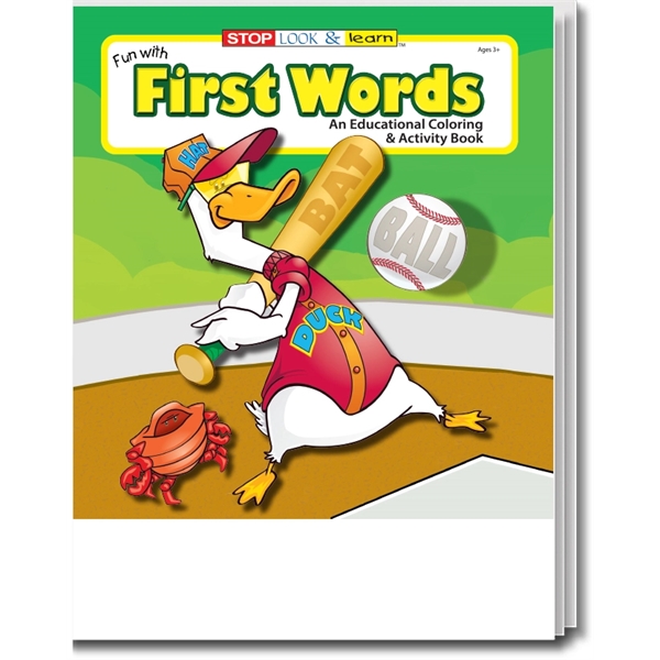 Fun with First Words Coloring Book - Image 2