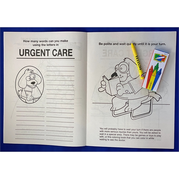 A Trip to the Urgent Care Center Coloring Book Fun Pack - Image 2