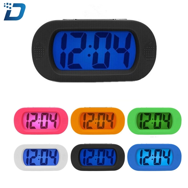 Silicone Digital Alarm Clock - Image 1