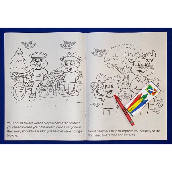 Health and Safety for Children Coloring Book Fun Pack - Image 3