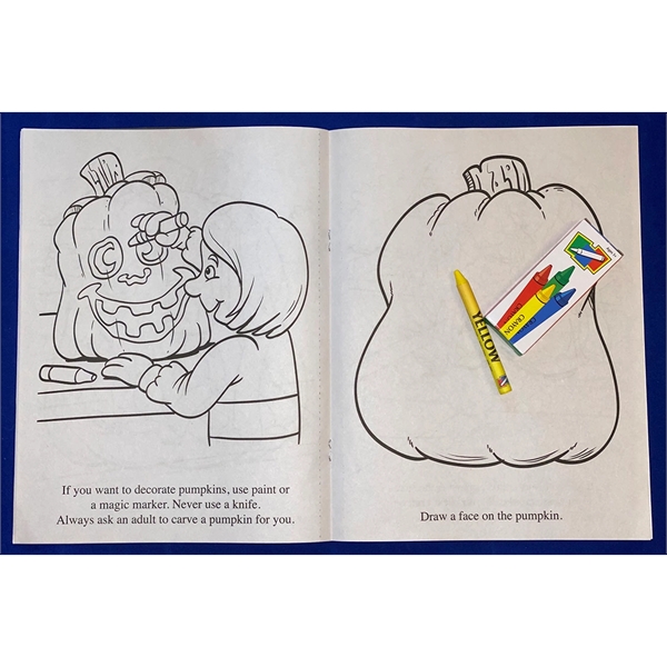 Halloween Safety Coloring Book Fun Pack - Image 3