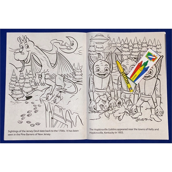 Fun with Monsters Coloring Book Fun Pack - Image 3
