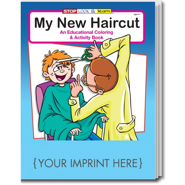 My New Haircut Coloring and Activity Book - Image 1
