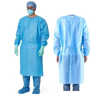 USA Stock Ready Disposable gowns, non woven Isolation Gown