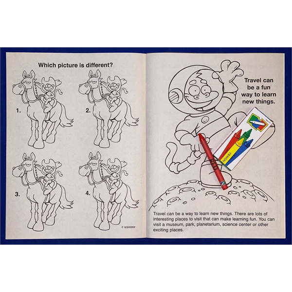 Travel Fun For Everyone Coloring and Activity Book Fun Pack - Image 3