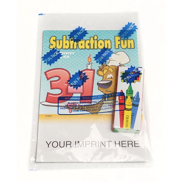 Subtraction Fun Activity Pad Fun Pack - Image 1