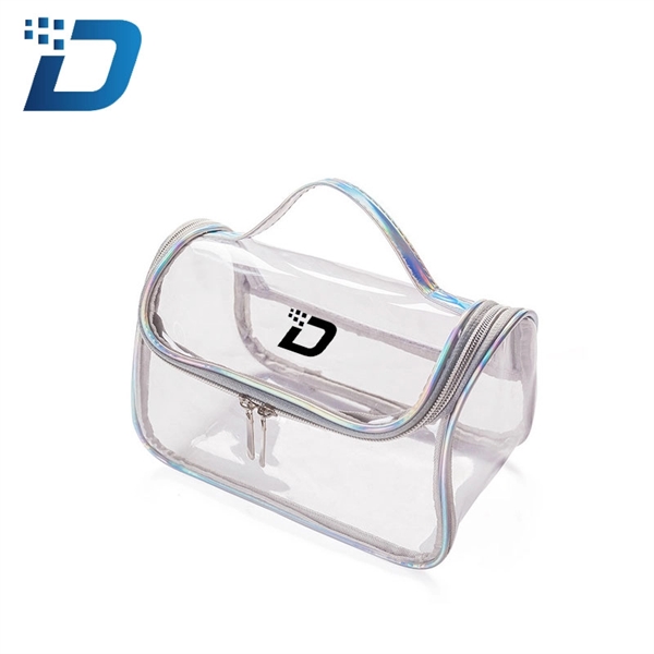Transparent And Simple Waterproof Toiletry Bag - Image 1