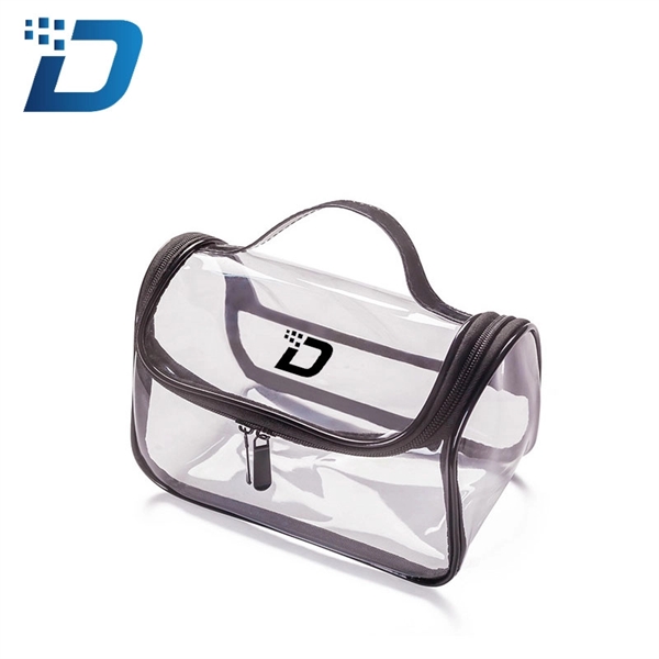 Transparent And Simple Waterproof Toiletry Bag - Image 2
