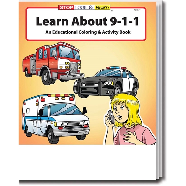 Learn About 9-1-1 Coloring and Activity Book Fun Pack - Image 2