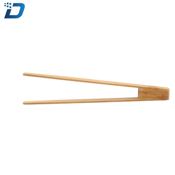 Bamboo Wood Food Tongs Bread Tongs - Image 3