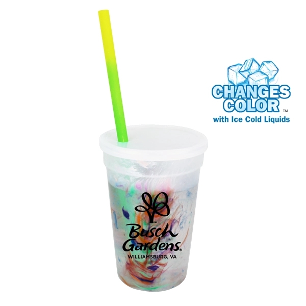 17 oz. Rainbow Confetti Mood Cup/Straw/Lid Set - Image 8
