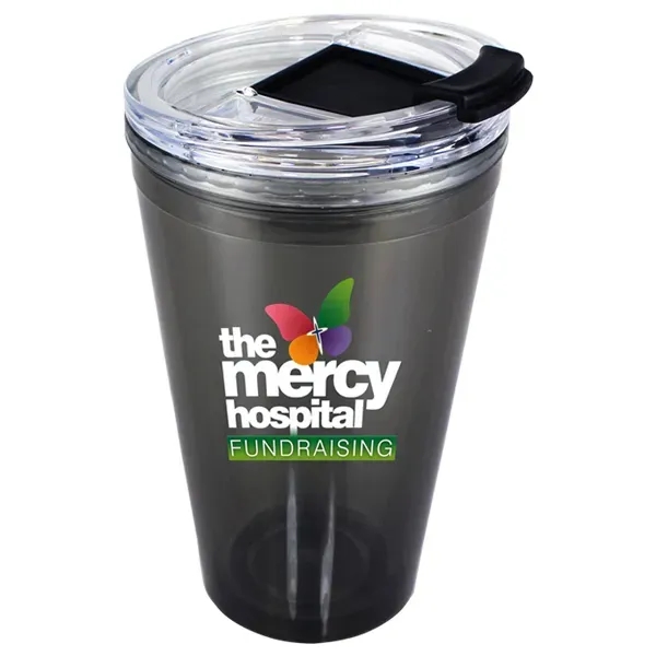 16 oz. Victory Acrylic Tumbler with Flip Top Lid, Full Color - Image 8