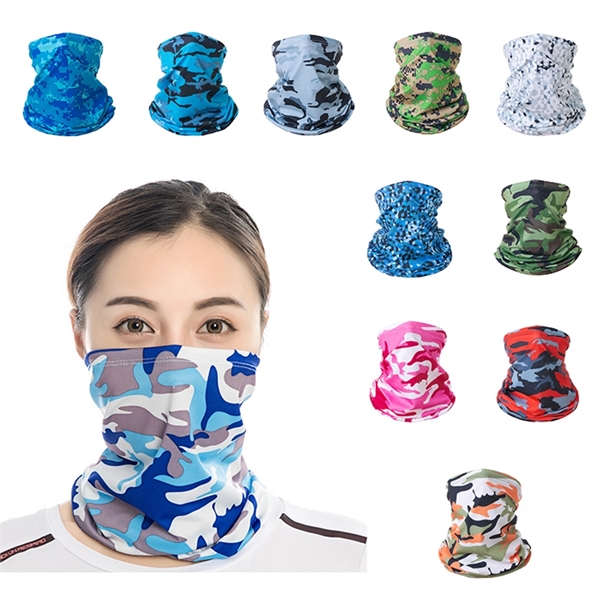 Youth Size Ice Silk Multi-Functional Cool Neck Gaiter     - Image 2