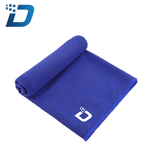 Two-color Cold Sports Towel - Image 1