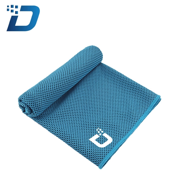 Two-color Cold Sports Towel - Image 2