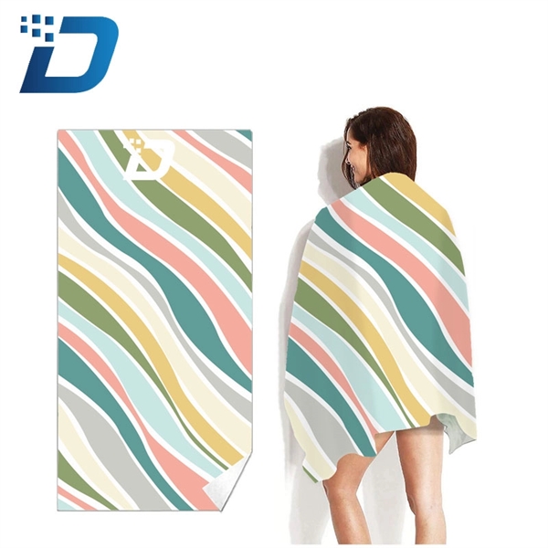 Quick-drying Double-sided Fleece Beach Towel - Image 3