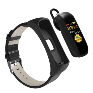 Bluetooth Bracelet Fitness Tracker With Detachable Earphone