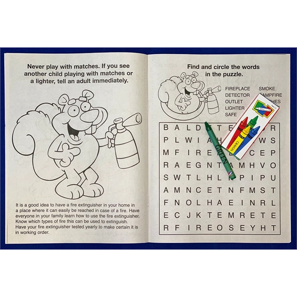 A Trip to the Fire Station Coloring Book Fun Pack - Image 3