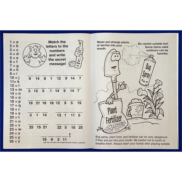 Play it Safe with Poison Prevention Coloring & Activity Book - Image 3