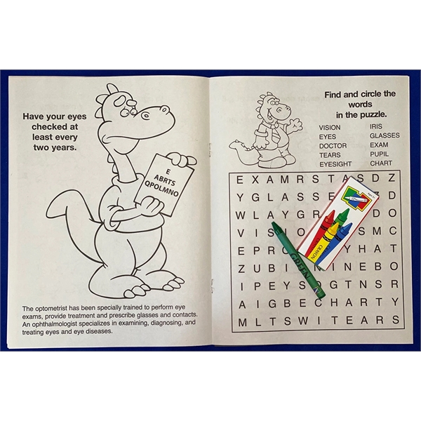 Learn About Eye Care Coloring and Activity Book Fun Pack - Image 3