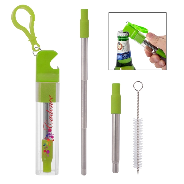 Straw Kit With Bottle Opener - Image 2