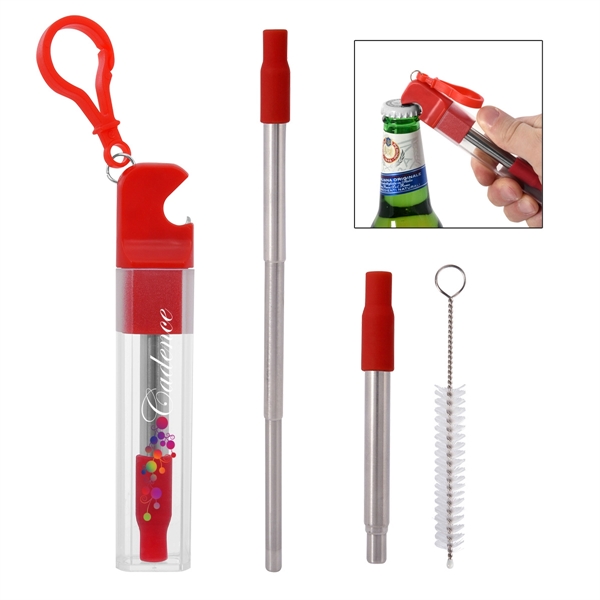 Straw Kit With Bottle Opener - Image 3