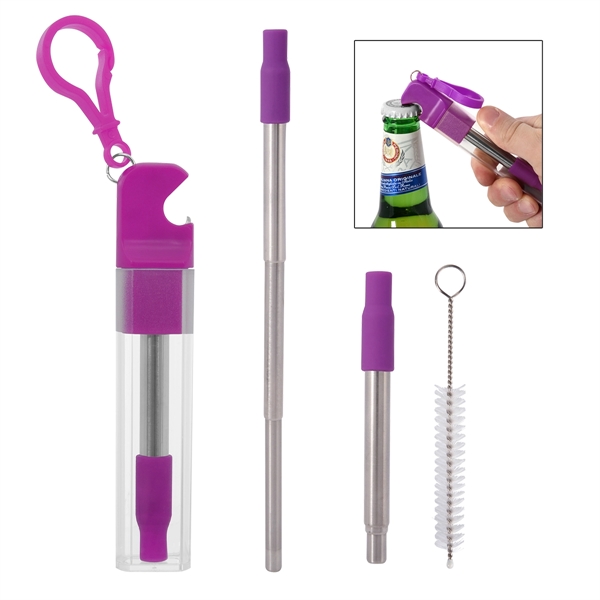 Straw Kit With Bottle Opener - Image 7