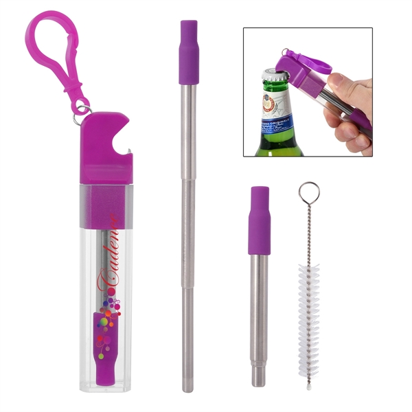Straw Kit With Bottle Opener - Image 10
