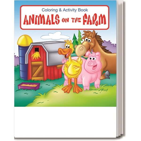 Animals on the Farm Coloring and Activity Book Fun Pack - Image 2