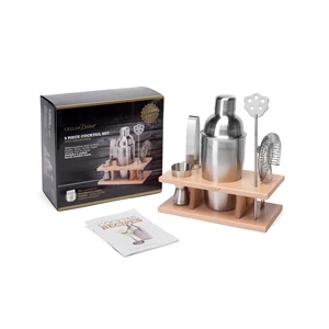 5-Piece Cocktail Bar Set (Stainless Steel)